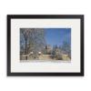 Snow-dusted Merton College Chapel, Oxford