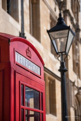 British Red Phone Box on St Giles, Oxford