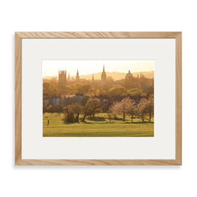 Framed photograph picture of Oxford from South Park.