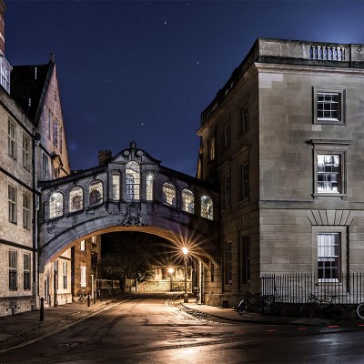 The Bridge of Sighs, Oxford at night