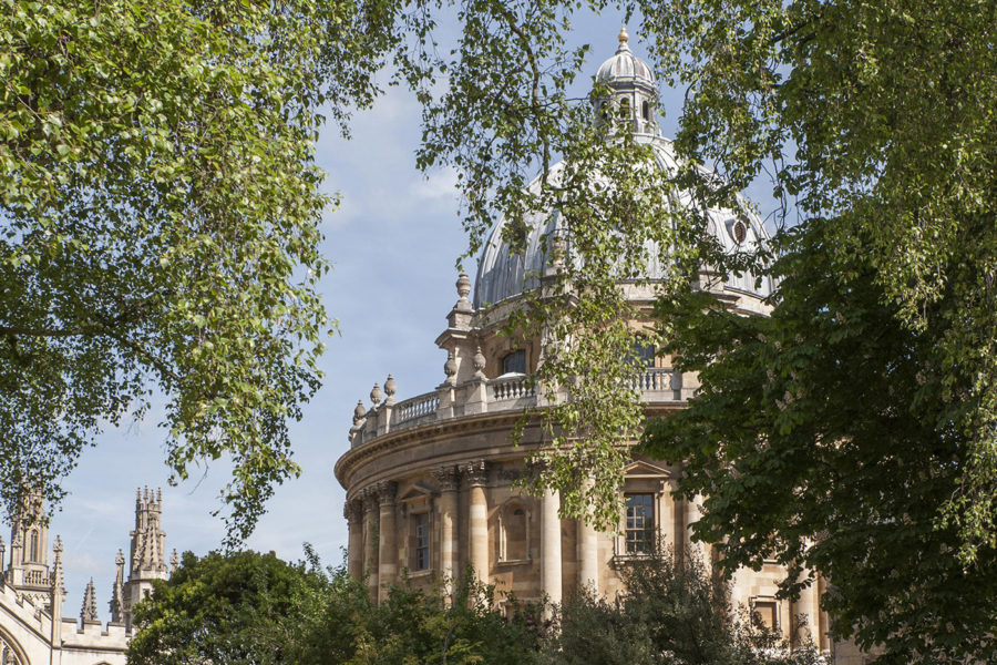 A rarely seen view of the Radcliffe Camera