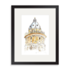 Watercolour painting of Oxford's Radcliffe camera