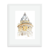 Watercolour painting of Oxford's Radcliffe camera