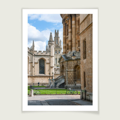 Radcliffe Square, Oxford from Brasenose Lane