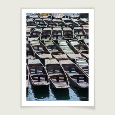 Punts at Magdalen Bridge, Oxford