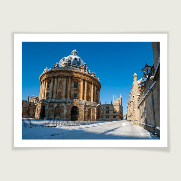 Radcliffe Square, Oxford in winter