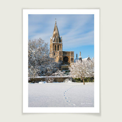 Christ Church Cathedral, Oxford in Winter