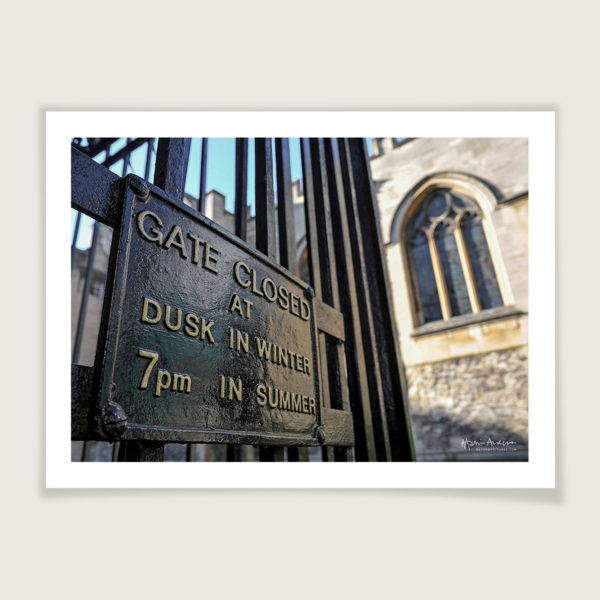 Merton Street Gate, Oxford