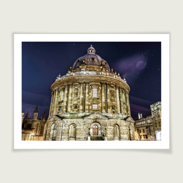 Night view of the Radcliffe Camera, Oxford