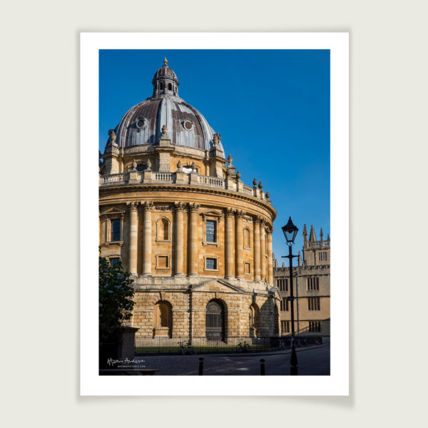 The Radcliffe Camera, Oxford from Catte Street