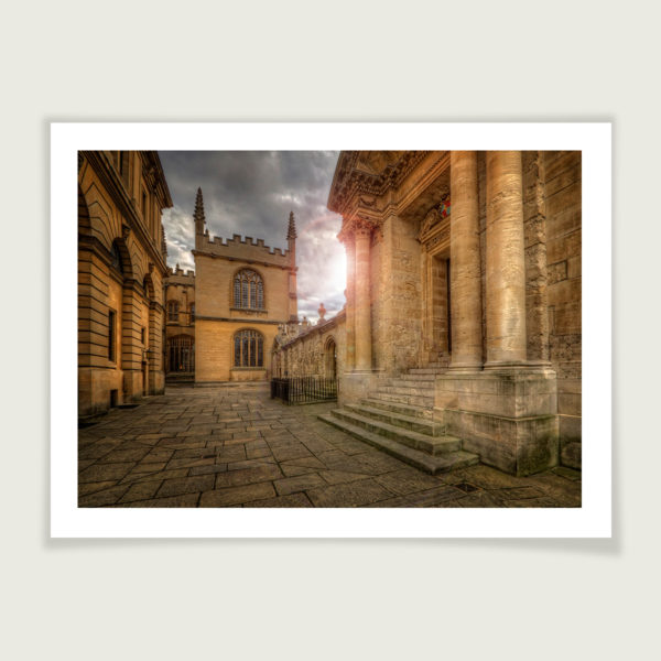 Hidden Courtyard by the Sheldonian Theatre, Oxford